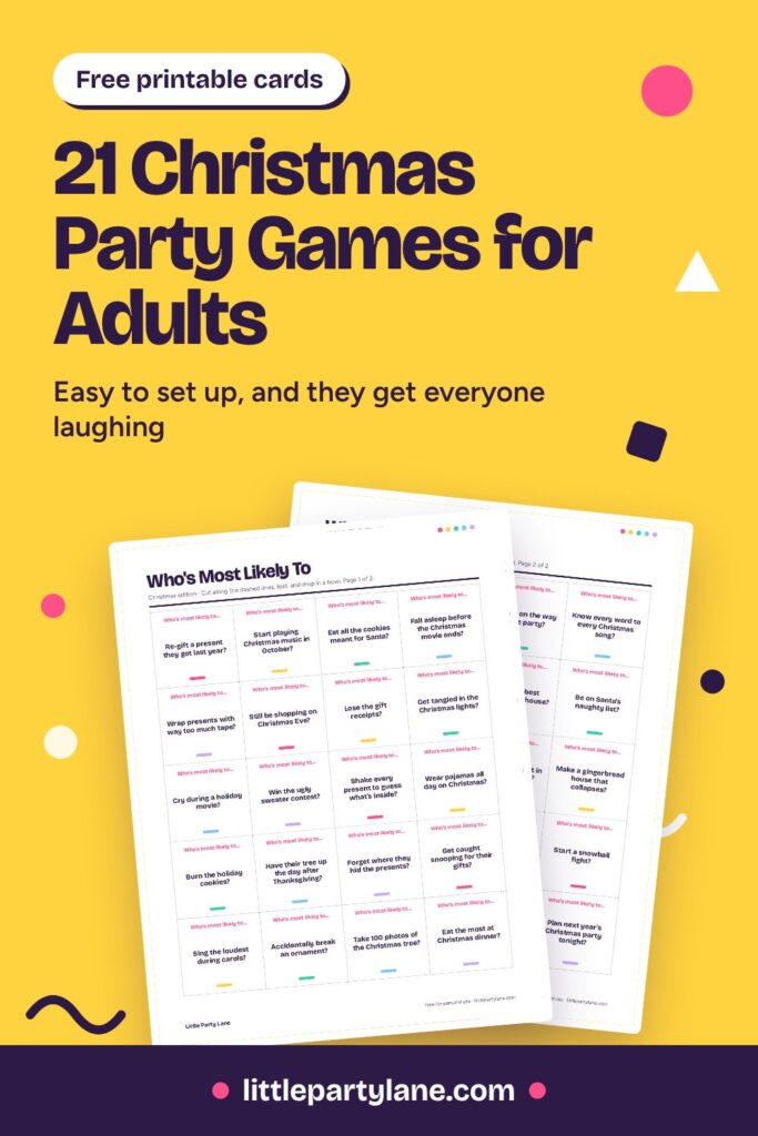 21 Christmas Party Games for Adults That Get Everyone Laughing
